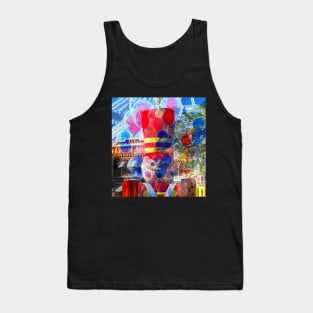 Main street USA Toy Solder Christmas card Tank Top